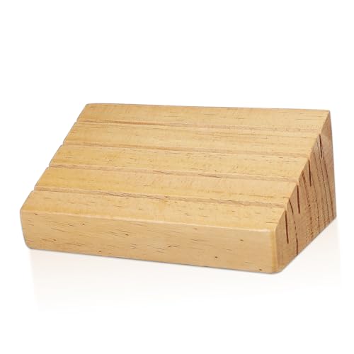 LRXIYODE Holzsockel Anzeige Spiel Poker Haufen Canasta-kartenhalter Planke Zeigen Münze Platte Gestell Kartendecks Mehrere Kartenhalter Für Inhaber Chip Holzständer Kiefernholz Brown von LRXIYODE