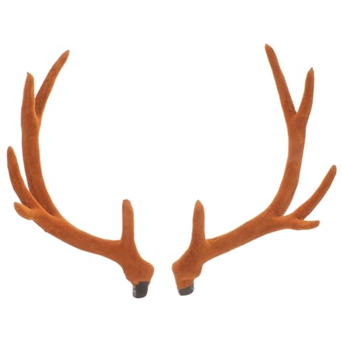 LRXIYODE Künstliches Rentiergeweih Stirnband Braun Weiche DIY Hirschhörner Haaraccessoires für Erwachsene Vielseitige Weihnachtsdeko und Fotorequisiten Komfortabel und Langlebig LRXIYODE Künstliches Rentiergeweih Stirnband Braun Weiche DIY Hirschhörner Haaraccessoires für Erwachsene Vielseitige Weihnachtsdeko und Fotorequisiten Komfortabel und Langlebig von LRXIYODE