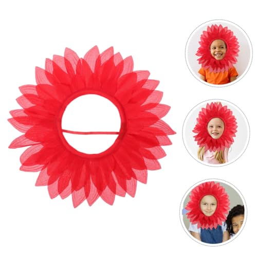 LRXIYODE Leichtes Rotes Sonnenblumen kopfschmuck Karneval Party Accessoire Lustiger Blumenhut Atmungsaktiv für Tanzveranstaltungen und Fotoshootings LRXIYODE Leichtes Rotes Sonnenblumen kopfschmuck Karneval Party Accessoire Lustiger Blumenhut Atmungsaktiv für Tanzveranstaltungen und Fotoshootings von LRXIYODE