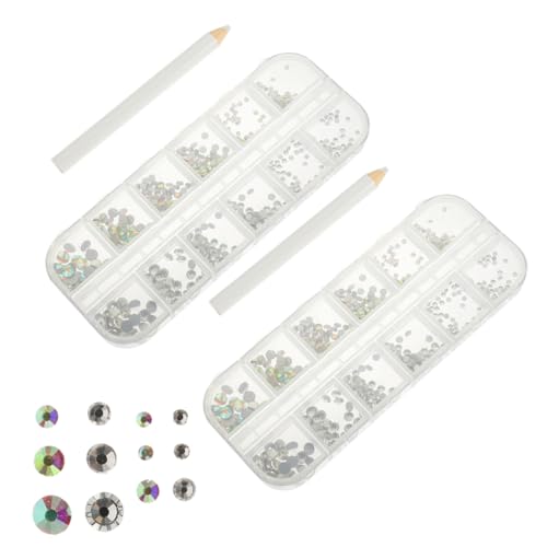 LRXIYODE Nail Art mit Flachen Rückseiten Edelsteine für Kreative Nagelgestaltungen Vielseitig Einsetzbar für DIY Dekorationen und Handarbeiten LRXIYODE Nail Art mit Flachen Rückseiten Edelsteine für Kreative Nagelgestaltungen Vielseitig Einsetzbar für DIY Dekorationen und Handarbeiten von LRXIYODE