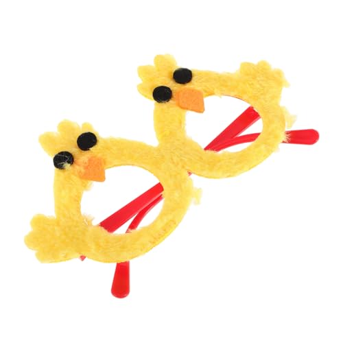 LRXIYODE Osterhuhn Brille für Lustige Sonnenbrille für Ostern Vielseitige Partyaccessoires und Fotokabinen Requisiten für Feiern und Urlaubsaufführungen Robustem Kunststoff und Langlebig von LRXIYODE