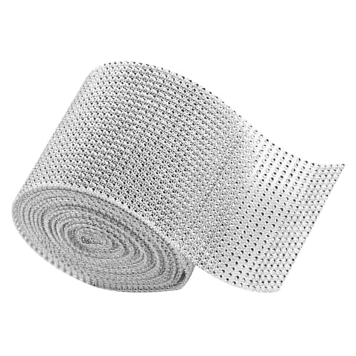 LRXIYODE Rhinestone Trim Band Reihen Silberfarbig Kristall Mesh Strassborte zum Basteln Verstellbar Glitzernd als Dekoration für Hochzeitstorte Geburtstag Silbere Hochzeit LRXIYODE Rhinestone Trim Band Reihen Silberfarbig Kristall Mesh Strassborte zum Basteln Verstellbar Glitzernd als Dekoration für Hochzeitstorte Geburtstag Silbere Hochzeit von LRXIYODE