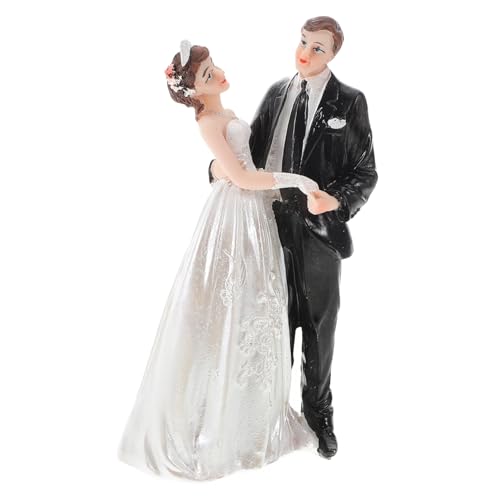 LRXIYODE Romantische Resin Brautpaar Figurine Filigrane Hochzeitstorten Deko Vielseitiger Cake Topper für Hochzeit Party und Zuhause Leicht und Detailreich für Festliche Dekoration LRXIYODE Romantische Resin Brautpaar Figurine Filigrane Hochzeitstorten Deko Vielseitiger Cake Topper für Hochzeit Party und Zuhause Leicht und Detailreich für Festliche Dekoration von LRXIYODE