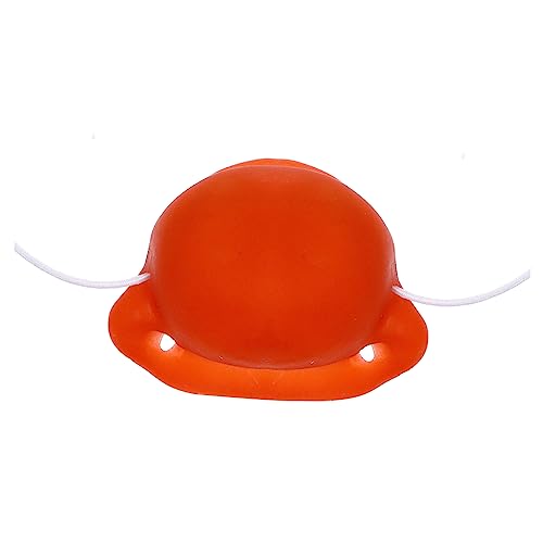 LRXIYODE Rote Clown Nase mit Quietscher Plastik Maskerade Kostümzubehör für Karneval Halloween Kindergeburtstag und Fasching Witzige Party Requisite für Erwachsene von LRXIYODE
