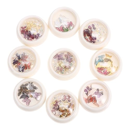LRXIYODE Schmetterlinge Dekorationen Boxen DIY Maniküre Schmuck für Nail Art für Partys und Bastelprojekte Schnell und Einfach Anzuwenden LRXIYODE Schmetterlinge Dekorationen Boxen DIY Maniküre Schmuck für Nail Art für Partys und Bastelprojekte Schnell und Einfach Anzuwenden von LRXIYODE