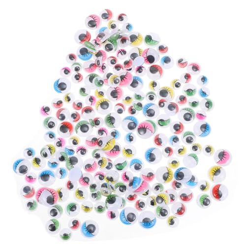 LRXIYODE Selbstklebende Bunte Wackelaugen mit Wimpern DIY Puppenaugen Aufkleber für Basteln Langlebige Kunststoff Augen Sticker für Figuren und Möbeldekoration LRXIYODE Selbstklebende Bunte Wackelaugen mit Wimpern DIY Puppenaugen Aufkleber für Basteln Langlebige Kunststoff Augen Sticker für Figuren und Möbeldekoration von LRXIYODE