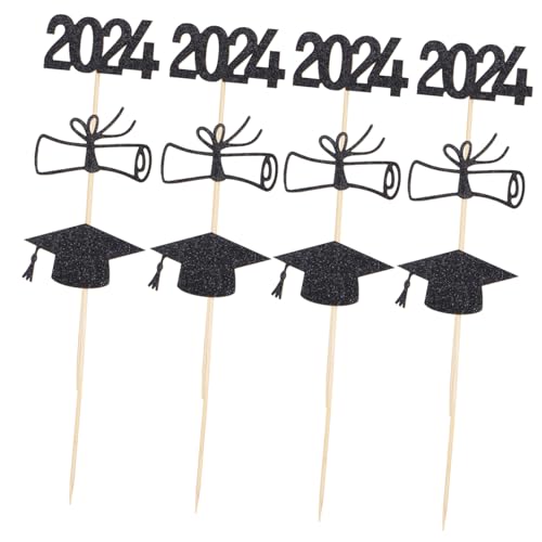 LRXIYODE Teiliges Graduation Cupcake Toppers Schwarze Abschlusskappen und Diplome Sichere Papier Holz Deko für Abschlussfeier Kuchen Einfache Anwendung für Festliche Party LRXIYODE Teiliges Graduation Cupcake Toppers Schwarze Abschlusskappen und Diplome Sichere Papier Holz Deko für Abschlussfeier Kuchen Einfache Anwendung für Festliche Party von LRXIYODE