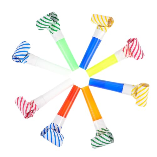LRXIYODE Teiliges Party Pfeifen Bunte Kindergeburtstag Mitgebsel Lustige Tröten für Mädchen und Jungen Partyzubehör Geburtstagsfeier Dekoration Blasdrachen von LRXIYODE