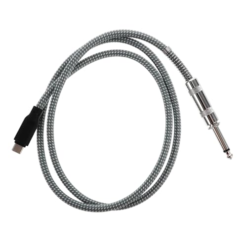 LRXIYODE USB C Audioaufnahme Kabel Langlebiges Plug And Play Gitarren zu USB C Adapterkabel Kristallklarer Sound für Gitarre und Laptop Recording LRXIYODE USB C Audioaufnahme Kabel Langlebiges Plug And Play Gitarren zu USB C Adapterkabel Kristallklarer Sound für Gitarre und Laptop Recording von LRXIYODE