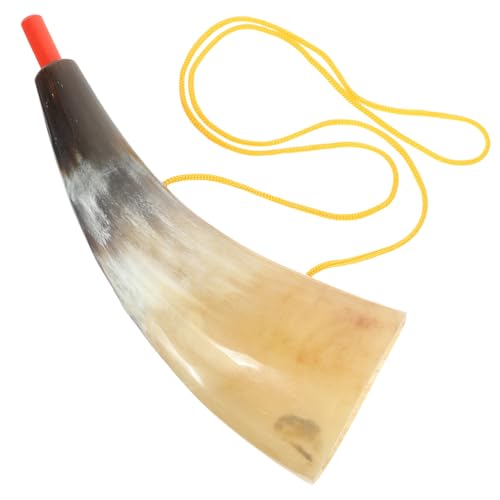 LRXIYODE Viking Horn Prop Robustes Piratenhorn für Halloween und Cosplay Partys Vielseitig Einsetzbar Wiederverwendbar Einzigartiges für Bühnenaufführungen und Kostümpartys Zufällige Farbe von LRXIYODE