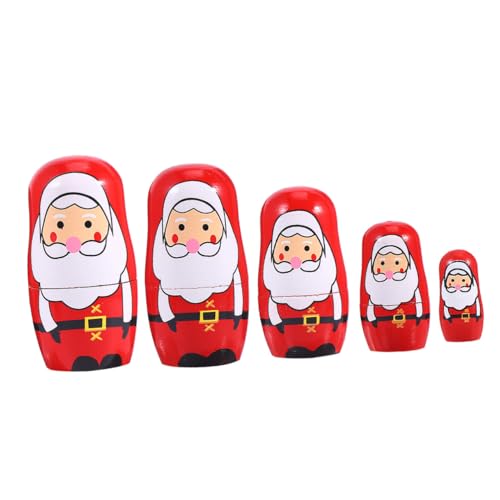 LRXIYODE Weihnachtliche Holzfigur Father Christmas Ornament Handgefertigt Farbenfroh Sichere Weihnachtsdeko für Zuhause und Auto Festliche Stimmungsschaffer LRXIYODE Weihnachtliche Holzfigur Father Christmas Ornament Handgefertigt Farbenfroh Sichere Weihnachtsdeko für Zuhause und Auto Festliche Stimmungsschaffer von LRXIYODE