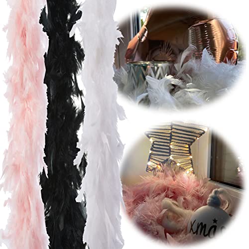 LS-LebenStil Edle Feder Boa Schwarz 1,84 Meter Weihnachts-Girlande Baum-Deko Party Fasching Karneval LS-LebenStil Edle Feder Boa Schwarz 1,84 Meter Weihnachts-Girlande Baum-Deko Party Fasching Karneval von LS-LebenStil