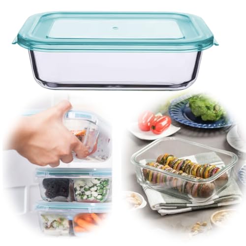 LS-LebenStil Glas Frischhaltedose Cook & Close 630 ml Füllmenge | ca. 19 x 13 cm mit Deckel Lebensmittel Mikrowelle Gefrierbox LS-LebenStil Glas Frischhaltedose Cook & Close 630 ml Füllmenge | ca. 19 x 13 cm mit Deckel Lebensmittel Mikrowelle Gefrierbox von LS-LebenStil