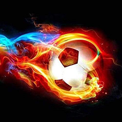LSDEERE Malen nach Zahlen Flamme Fußball Erwachsene Kinder DIY Malen nach Zahlen Malen Kit Home Wand Wohnzimmer Schlafzimmer Dekoration 40 × 50cm Rahmenlos LSDEERE Malen nach Zahlen Flamme Fußball Erwachsene Kinder DIY Malen nach Zahlen Malen Kit Home Wand Wohnzimmer Schlafzimmer Dekoration 40 × 50cm Rahmenlos von LSDEERE
