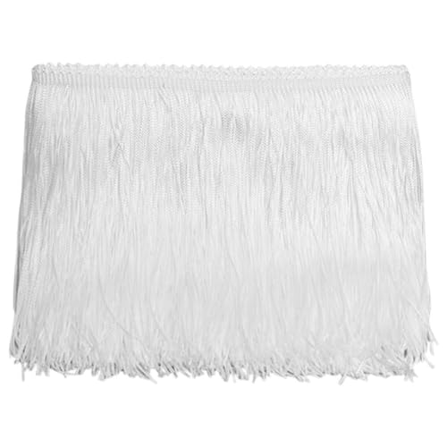 10 Meter Quaste Fransen, 15cm Breite Quaste Fransenborte Fransen Rock Kleidersack Schnittfranse Dekoband Zierband Dekoborte Tanzfransen Nähzubehör für DIY Basteln Apparel Kleidung Nähen 10 Meter Quaste Fransen, 15cm Breite Quaste Fransenborte Fransen Rock Kleidersack Schnittfranse Dekoband Zierband Dekoborte Tanzfransen Nähzubehör für DIY Basteln Apparel Kleidung Nähen von LSGGTIM