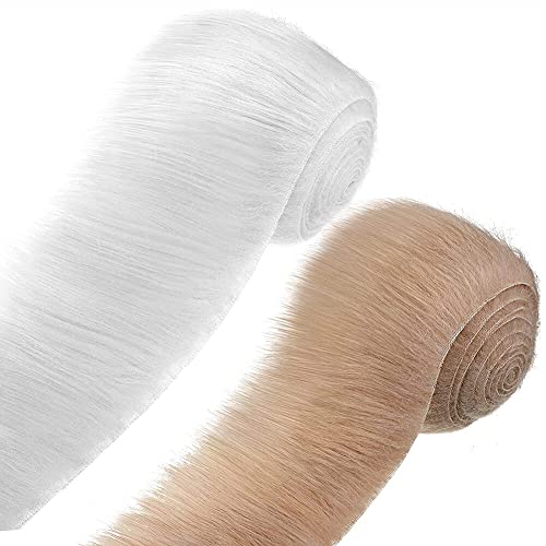 2 Stück Kunstfell Band Kunstpelz Fellstoff, 5cmx150cm Flauschig Fellband Meterware Kunstfell Bordüre Weich Dekoband Bordüre Rolle Nähen Basteln DIY Patch Band für Kostüme Basteln Teppich 2 Stück Kunstfell Band Kunstpelz Fellstoff, 5cmx150cm Flauschig Fellband Meterware Kunstfell Bordüre Weich Dekoband Bordüre Rolle Nähen Basteln DIY Patch Band für Kostüme Basteln Teppich von LSGGTIM