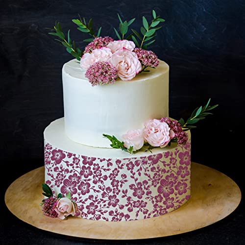 Schablonen Torten Deko, Kuchenschablonen Blumen Torten Schablonen Muster Kuchen Dekoration Schablonen Kuchenvorlagen DIY Fondant Torten Kunststoff Cake Stencil Spitze Dekorationsschablonen Hochzeit von LSGGTIM