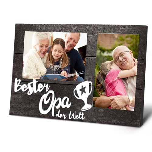 LSGXZS Geschenke für Opa Personalisierte Holz Bilderrahmen für Bester Opa,Geburtstag Weihnachten Valentinstag Vatertag für Bester Opa von Enkel Enkelin,Fotogeschenke für Opa von kindern LSGXZS Geschenke für Opa Personalisierte Holz Bilderrahmen für Bester Opa,Geburtstag Weihnachten Valentinstag Vatertag für Bester Opa von Enkel Enkelin,Fotogeschenke für Opa von kindern von LSGXZS