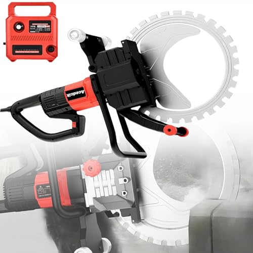 LSHFYV Elektrische Kreissäge für Beton, verbesserte Toroid-Betonsäge, 8900-W-Motor aus reinem Kupfer, 90 ° -Schnitt ohne Totwinkel, staubdichte Wasserpumpe, für Granit, Beton,410+600mmSawblade LSHFYV Elektrische Kreissäge für Beton, verbesserte Toroid-Betonsäge, 8900-W-Motor aus reinem Kupfer, 90 ° -Schnitt ohne Totwinkel, staubdichte Wasserpumpe, für Granit, Beton,410+600mmSawblade von LSHFYV