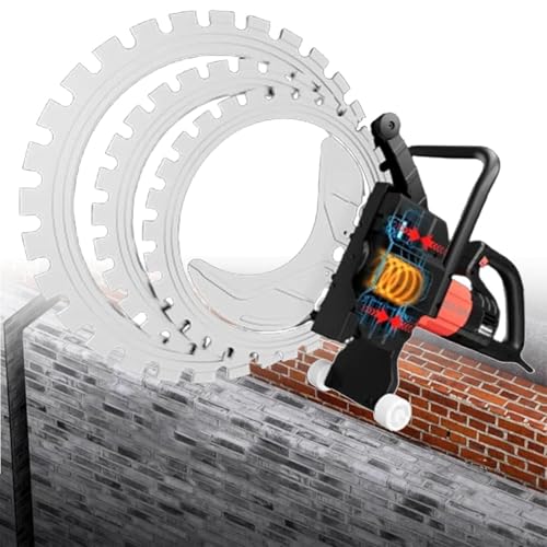 LSHFYV Elektrische Ringsäge-Wandschneidemaschine, bürstenlose Ringsäge ohne Einstellung mit 41, 52 und 60 cm Langen Sägeblättern, Nasswasserzufuhr und Staubunterdrückung,410mmSawblade LSHFYV Elektrische Ringsäge-Wandschneidemaschine, bürstenlose Ringsäge ohne Einstellung mit 41, 52 und 60 cm Langen Sägeblättern, Nasswasserzufuhr und Staubunterdrückung,410mmSawblade von LSHFYV