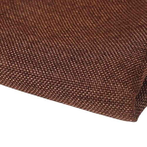 LSHIJI Lautsprecher Stoffgrilltuch 100 x 145 cm Lautsprecherstoff, schützender staubdichter Netzstoff, Lautsprecherstoff Akustikstoff(Brown) von LSHIJI