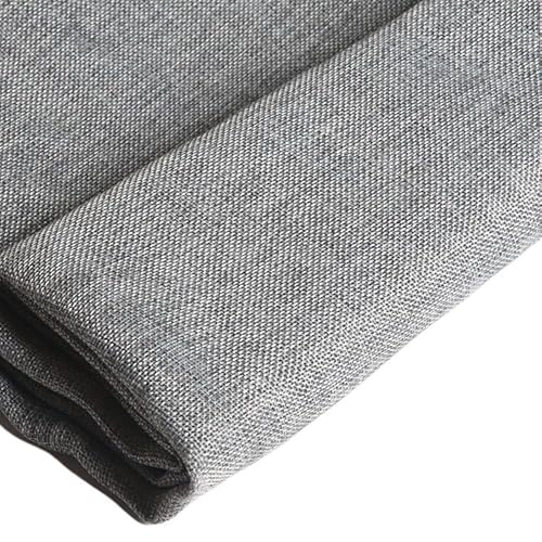 LSHIJI Lautsprecher Stoffgrilltuch 100 x 145 cm Lautsprecherstoff, schützender staubdichter Netzstoff, Lautsprecherstoff Akustikstoff(Grey) von LSHIJI
