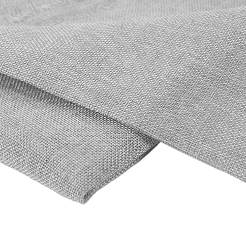 LSHIJI Lautsprecher Stoffgrilltuch 100 x 145 cm Lautsprecherstoff, schützender staubdichter Netzstoff, Lautsprecherstoff Akustikstoff(Light Grey) von LSHIJI