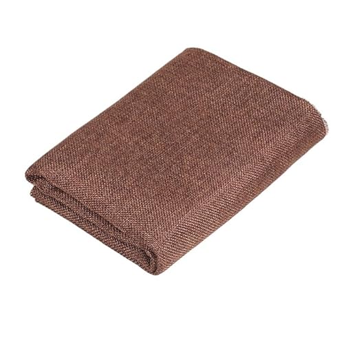 LSHIJI Lautsprecher Stoffgrilltuch 145 * 50 cm Lautsprecher-Netzstoff, staubdicht, schalldicht, staubdicht, schützender Lautsprecherstoff Akustikstoff(Coffee) von LSHIJI