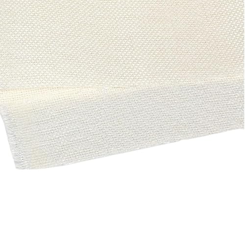 LSHIJI Lautsprecher Stoffgrilltuch 145 * 50 cm Lautsprecher-Netzstoff, staubdicht, schalldicht, staubdicht, schützender Lautsprecherstoff Akustikstoff(White) von LSHIJI