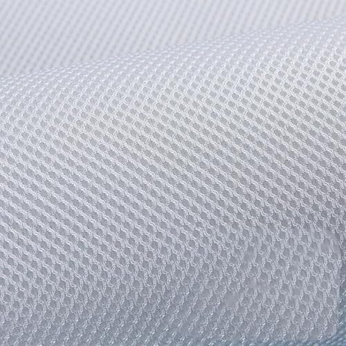 LSHIJI Lautsprecher Stoffgrilltuch 160 x 45 cm/160 x 90 cm Lautsprecher-Netzstoff, staubdicht, schalldichter Stoff, Staubtuch, schützender Lautsprecherstoff Akustikstoff(6 White,160x45cm) von LSHIJI