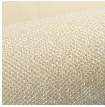 LSHIJI Lautsprecher Stoffgrilltuch Lautsprecher-Netzstoff, Dicker, atmungsaktiver Lautsprecherstoff, 150 cm breit, 2 mm dick Akustikstoff(Cream) von LSHIJI