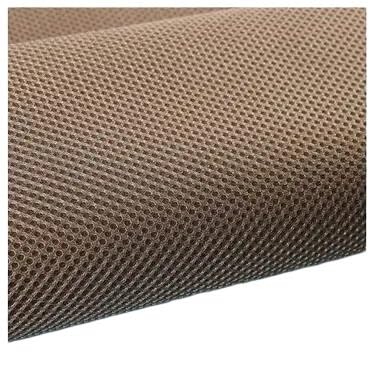 LSHIJI Lautsprecher Stoffgrilltuch Lautsprecher-Netzstoff, Dicker, atmungsaktiver Lautsprecherstoff, 150 cm breit, 2 mm dick Akustikstoff(Khaki) von LSHIJI
