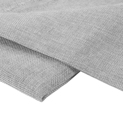 LSHIJI Lautsprecher Stoffgrilltuch Lautsprecher-Netzstoff, staubdichter Stoff, Lautsprecherstoff, 1,45 x 0,5 m Akustikstoff(Light Grey) von LSHIJI