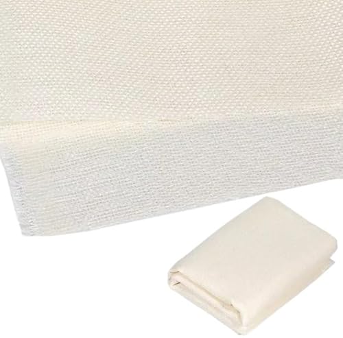 LSHIJI Lautsprecher Stoffgrilltuch Lautsprecher-Netzstoff, staubdichter Stoff, Lautsprecherstoff, 1,45 x 0,5 m Akustikstoff(White) von LSHIJI