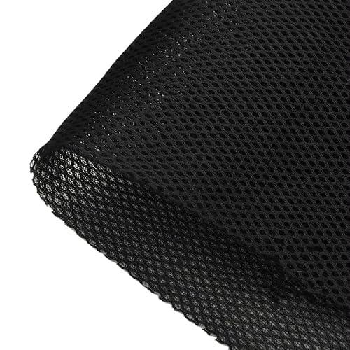 LSHIJI Lautsprecher Stoffgrilltuch Staubdichter Lautsprecher-Netzstoff, Lautsprecherstoff, 1,4 m x 0,5 m Akustikstoff(Noir) von LSHIJI
