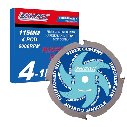 LSHUZIYU 115mm-4PCD-9.5mm, Polykristallin mit Diamantzähne 4 PCD, Kreissägeblatt Faserzement, Sägeblatt Faserzement LSHUZIYU 115mm-4PCD-9.5mm, Polykristallin mit Diamantzähne 4 PCD, Kreissägeblatt Faserzement, Sägeblatt Faserzement von LSHUZIYU
