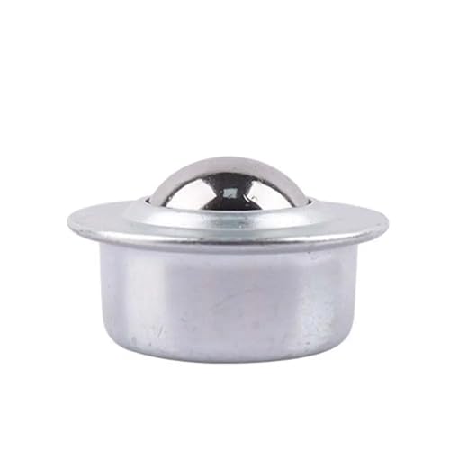 Kugelrollen 10 Stück Lenkrollen Mini-Lenkräder Augenrunde Radrollen Kugelrollen Schwenkkugel for Maschinen Möbelbeschläge(M) von LSNNMU