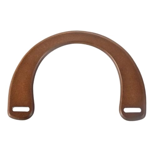 LSNNMU Hölzerne Taschengriffe 4 Stück Abnehmbare Taschengriffe aus Holz, Schultertaschengurt, Handtaschenband, Henkel, DIY-Geldbörse, Gepäck, handgefertigtes Accessoire(Color A) von LSNNMU