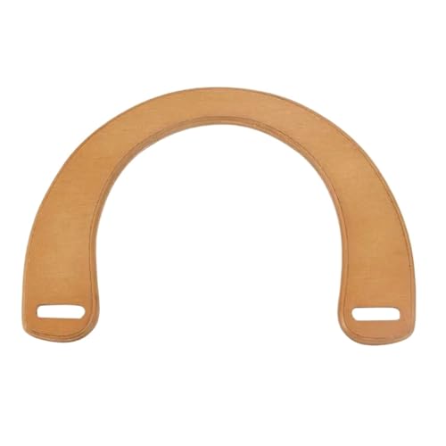 LSNNMU Hölzerne Taschengriffe 4 Stück Abnehmbare Taschengriffe aus Holz, Schultertaschengurt, Handtaschenband, Henkel, DIY-Geldbörse, Gepäck, handgefertigtes Accessoire(Color B) von LSNNMU