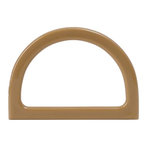 LSNNMU Hölzerne Taschengriffe 4 Stück D-förmige Taschengriffe, DIY-Ersatzgriffe for Handtaschen, Tragegriffe, Geldbörsen, Taschengurte, Holztaschengriffe, Zubehör(Beige) von LSNNMU
