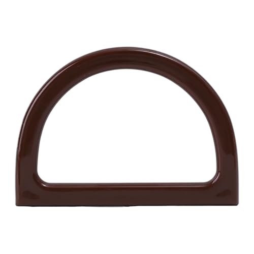 LSNNMU Hölzerne Taschengriffe 4 Stück D-förmige Taschengriffe, DIY-Ersatzgriffe for Handtaschen, Tragegriffe, Geldbörsen, Taschengurte, Holztaschengriffe, Zubehör(Brown) von LSNNMU