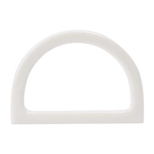 LSNNMU Hölzerne Taschengriffe 4 Stück D-förmige Taschengriffe, DIY-Ersatzgriffe for Handtaschen, Tragegriffe, Geldbörsen, Taschengurte, Holztaschengriffe, Zubehör(White) von LSNNMU
