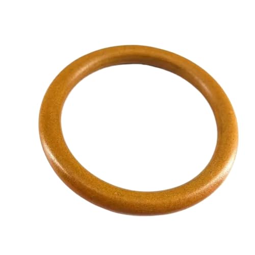 LSNNMU Hölzerne Taschengriffe 4 Stücke runder Holzgriff for Handtasche Massivholz DIY Ersatz Geldbörse Gepäck handgefertigte Accessoires Tasche Machen(Light Brown) von LSNNMU