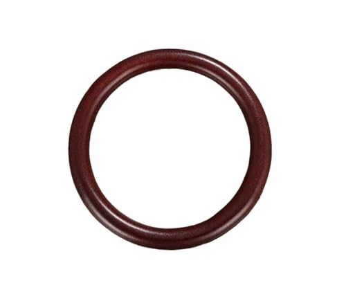 LSNNMU Hölzerne Taschengriffe 4 Stücke runder Holzgriff for Handtasche Massivholz DIY Ersatz Geldbörse Gepäck handgefertigte Accessoires Tasche Machen(Wine red) von LSNNMU