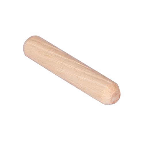 LSNNMU Holzdübel 50 Stück runde Holzdübel for Schubladen, Schränke, Holzzapfen, Bastelstangen, Möbelbeschläge, Holzstifte, Nägel(M6x50mm) von LSNNMU
