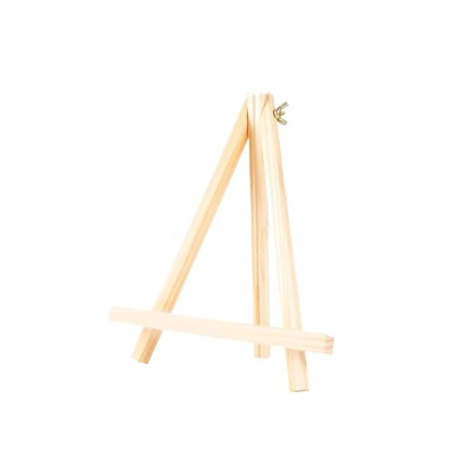 LSNNMU Kunst Staffeleiständer 2 Stück Holzstaffelei for Malen, 20 cm, 24 cm, 30 cm, 40 cm, 50 cm Höhe, klappbare Desktop-Anzeige, Dreieckhalterung, Kunstbedarf(18x24cm) von LSNNMU