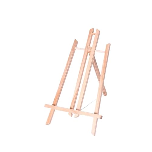 LSNNMU Kunst Staffeleiständer 2 Stück Holzstaffelei for Malen, 20 cm, 24 cm, 30 cm, 40 cm, 50 cm Höhe, klappbare Desktop-Anzeige, Dreieckhalterung, Kunstbedarf(20x40cm) von LSNNMU
