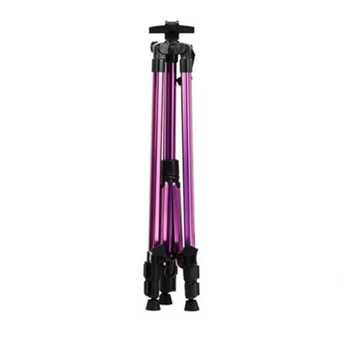 LSNNMU Kunst Staffeleiständer Farbige Staffelei, Aluminium/Eisenlegierung, zusammenklappbar, Malstaffelei, Rahmen, Künstler, verstellbares Stativ, Ausstellungsregal for den Außenbereich(Purple) von LSNNMU