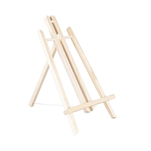 LSNNMU Kunst Staffeleiständer Holz Staffelei Ausstellung Display Regal Halter Studio Malerei Stand Werkzeug for Handwerk Kunst Liefert(Beige) von LSNNMU