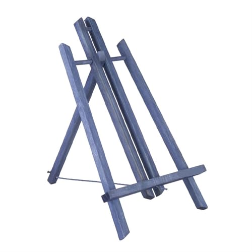 LSNNMU Kunst Staffeleiständer Holz Staffelei Ausstellung Display Regal Halter Studio Malerei Stand Werkzeug for Handwerk Kunst Liefert(Blue) von LSNNMU
